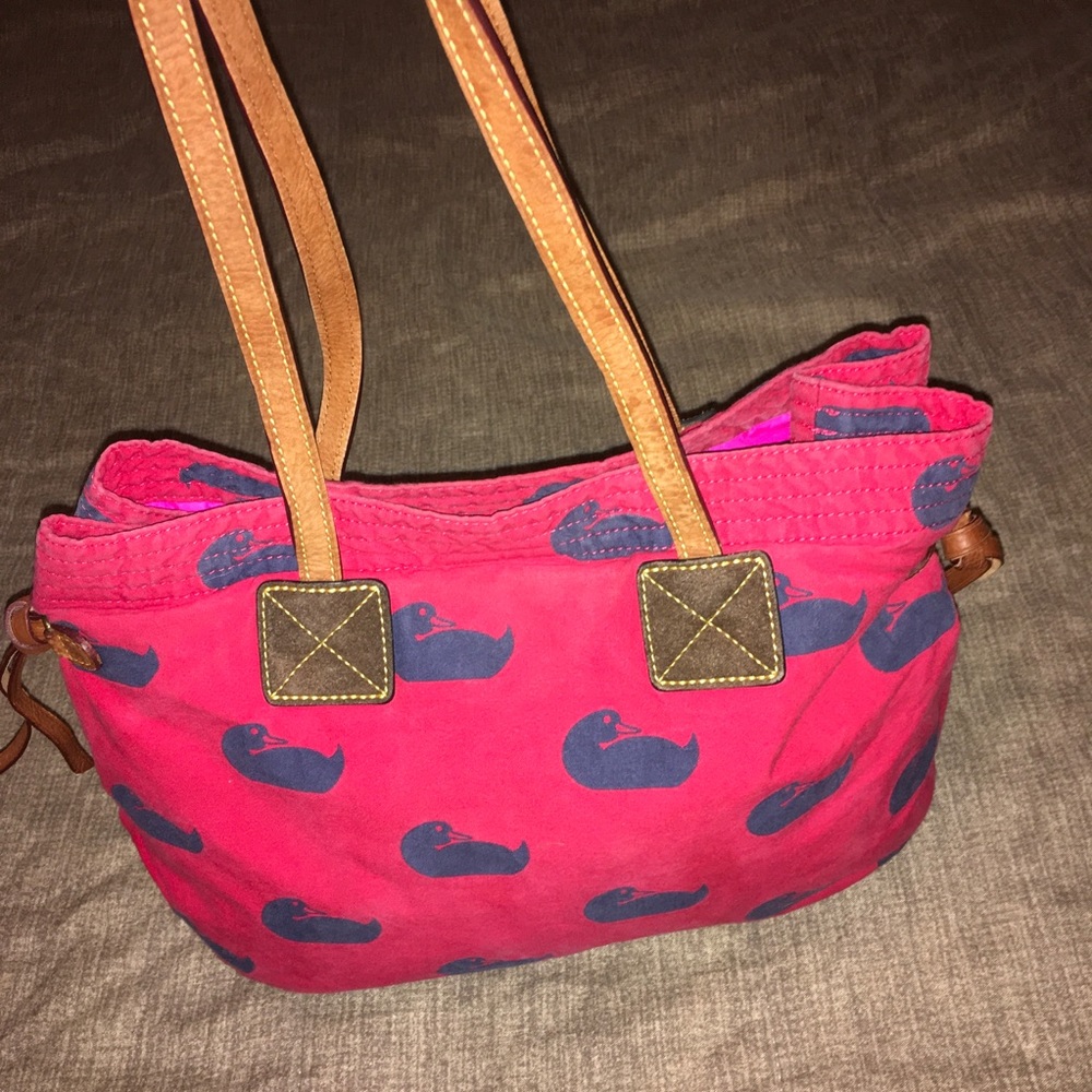 Dooney and Bourke Canvas Victoria Shoulder Bag